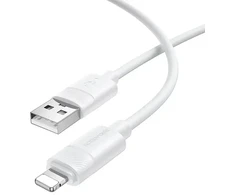 Borofone kabelis BX123 Leya – USB to Lightning – 12W 2,4A 1 m baltas