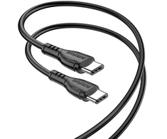 Borofone Kabelis BX51 Triumph – Type C į Type C – 60W 1 m juodos spalvos