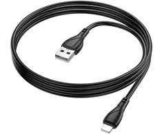 Borofone Kabelis BX121 Energy – USB į Lightning – PD 27W 1 metras juodas