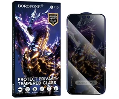 Borofone Grūdintas stiklas BF10 Armor visas ekranas nuo šnipinėjimo skirtas iPhone 17e/16e/14/13/13 Pro – 10 vienetų