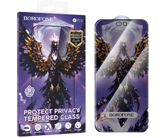 Borofone Grūdintas stiklas BF12 Armor Shield ant šnipinėjimo apsauga visam ekranui skirtas iPhone 18 Pro Max