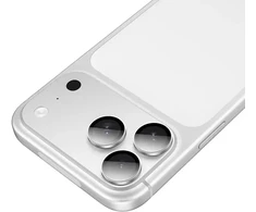 Borofone Grūdinto stiklo BF14 3D metalinio rėmelio fotoaparato objektyvo apsauga skirtas iPhone 18 Pro/18 Pro Max, sidabrinis
