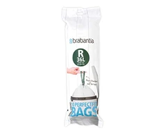 Brabantia PerfectFit Bin Liner Type R, 36 L, 10 maišelių