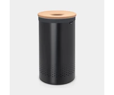 Brabantia Skalbinių dėžė, 60L - Matt Juodas