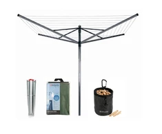 Brabantia Besis. Džiov. Lift-O-Matic 50m met. str. - Metallic Pilkas