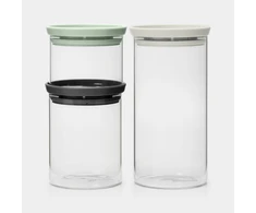 Brabantia Stiklinių indelių rinkinys 3vnt.
