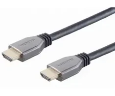 Brackton 10K Ultra High Speed HDMI 2.1 Kabelis Metallstecker 5.0m St/St - Cable - Digital