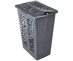 Branq Skalbinių krepšelis Zebra 30L Pilka