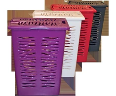 Branq Skalbinių krepšys Zebra 30L Baltas