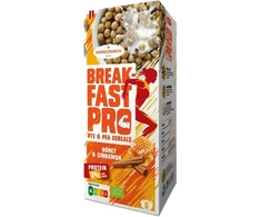 Breakfast Pro rudzu un zirņu bumbiņas ar medu un kanēli, 150g