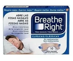 Breathe Right Nosies Pleistrai Mažas Dydis 10 Vienetų