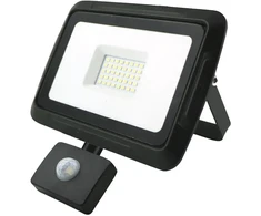 BREMEN LED prožektorius su judesio davikliu 30W, 4000K, IP65, 80lm/W Eurolight