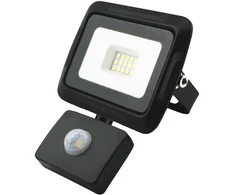 BREMEN LED prožektorius su judesio davikliu 10W, 4000K, IP65, 80lm/W Eurolight