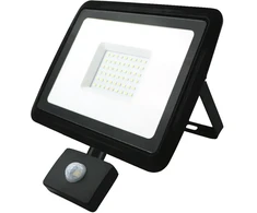 BREMEN LED prožektorius su judesio davikliu 50W, 4000K, IP65, 80lm/W Eurolight