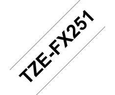 Brother Spalvota juosta TZE-FX251 / TZEFX251 juoda, balta