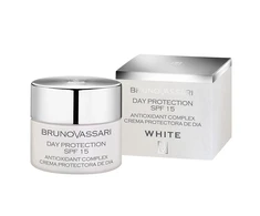 Bruno Vassari Baltas Apsauga nuo saulės Day Kreminis For Face SPF 15, 50 ml