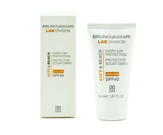 Bruno Vassari City &amp; Beach Titanium Dioxide Hydrating Morning Kreminis For Face SPF 40, 50 ml