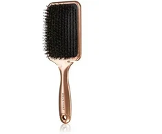 Brushart Flat Boar Bristle Paddle Plaukų šepetys Bronze