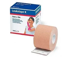 Bsn Medical Sporto Juosta Leukotape K Neuro Raumenų Techninė Juosta Bežinė 5 cm x 5 m
