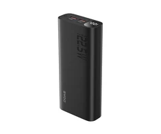 BWOO Power bank 22,5W, 20000 mAh su wyświetlaczem LCD, juoda