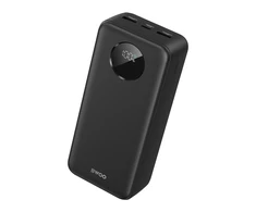 Išorinė baterija POWER BANK Bwoo (BO-P64) 30000mAh (2xUSB; 1xUSB-C; 22,5W) juoda