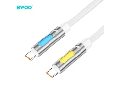 Mentor BWOO X325C-C zapachowy kabelis USB-C - USB-C 240W balta