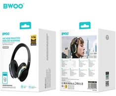 Bluetooth ausinės Bwoo Premium (BW587) juodos