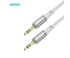 Telforceone Audio adapteris Bwoo (AUX075) 3,5mm į 3,5mm (p-p) pilkas