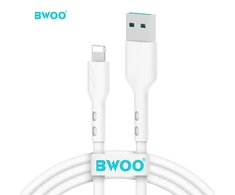 BWOO kabelis X172L USB - Lightning 1,0 m 3A baltas