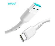 BWOO 3A kabelis BO-X172C USB-A į USB-C 1 m, baltas