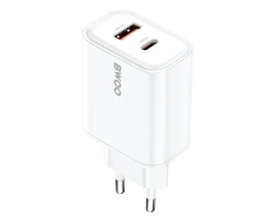 Įkroviklis Bwoo (CDA207) (1xUSB-C; 1xUSB 36W) baltas