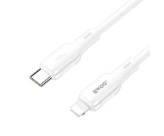 USB kabelis Bwoo (X329CC) "USB-C to USB-C" (65W) 1m baltas