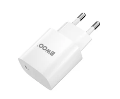 BWOO 20 W sieninis įkroviklis CDA159 su kabeliu iš USB-C į Lightning
