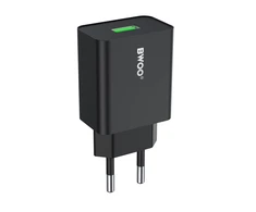 Įkroviklis Bwoo (CDA249) (1xUSB 2.4A) juodas