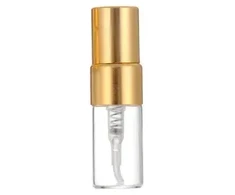 By Perfume refillable glass perfume bottle 3ml auksinis
