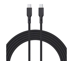Kabelis Aukey CB-KCC101 USB-C į USB-C 1m (juodas)