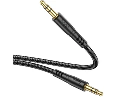Cable AUX Jack 3,5 mm to Jack 3,5 mm Hoco 1 m UPA24 juodas