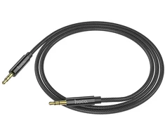 Cable AUX Jack 3,5 mm to Jack 3,5 mm Hoco 1 m UPA19 juodas