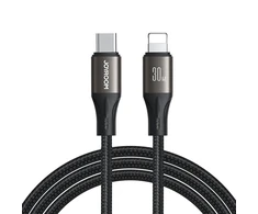 „Joyroom Light-Speed USB-C“ laidinis įkroviklis su „Lightning“ SA25-CL3, 30 W, 1,2 m (juodas)