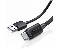 Kabelis USAMS KY Series US-SJ693 3A USB-C į USB-A 2m baltos spalvos