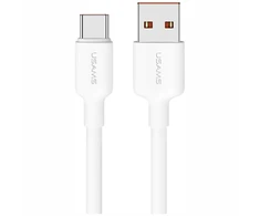 Kabelis USAMS US-SJ603 U84 3A USB-C į USB-A 3m baltos spalvos