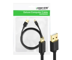 Kabelis USB 2.0 UGREEN 10355B, vyriškas, mini USB, 1m