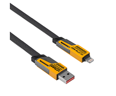AKYGA Cable USB AK-USB-57 USB A m + USB type C m / USB type C m + Lightning m ver.2.0 65W 1m