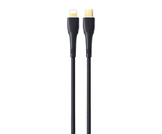 USB-C laidas su Lightning Remax Bosu, 1.2 m, 20 W (juodas)