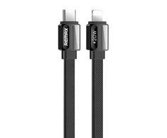 Laidas USB-C-lightning Remax Platinum Pro, RC-C050, 20W (juodas)