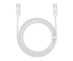 Baseus Dynamic USB-C - USB-C kabelis 100W 1m - Baltas