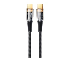 USB-C laidas USB-C Remax Explore, RC-C062, 1.2 m, 100 W, (juodas)