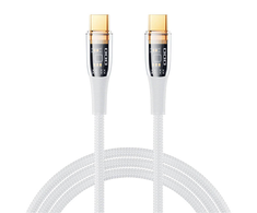 USB-C laidas USB-C Remax Explore, RC-C062, 1,2 m, 100 W, (baltas)