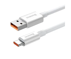 USB laidas per USB-C Baseus Superior 100W 0.25m (baltas)