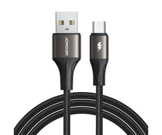 Joyroom Light-Speed USB kabelis į Micro SA25-AM3, 3A, 1.2 m (juodas)